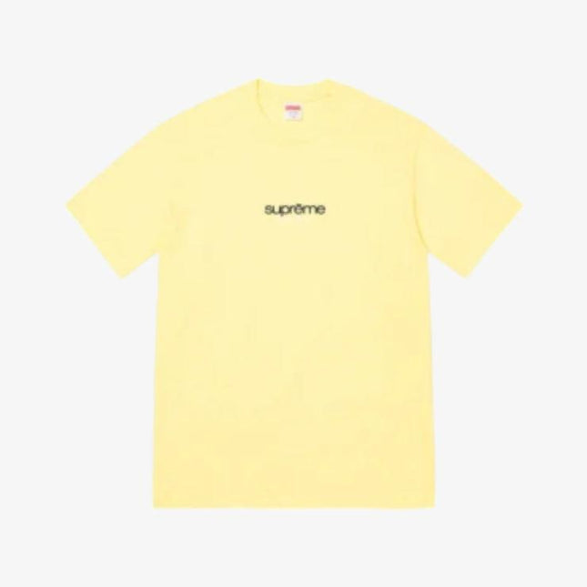 Supreme Tee 'Classic Logo' Pale Yellow SS22 - SOLE SERIOUSS (1)