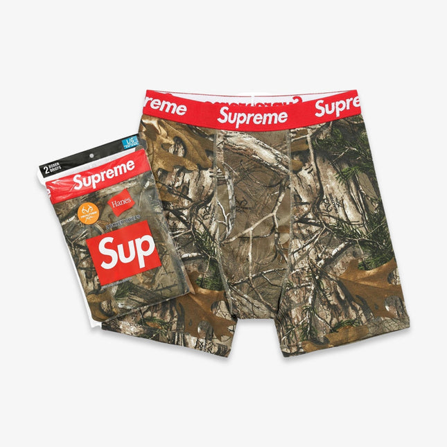 Supreme x Hanes Boxer Briefs (2 Pack) Realtree FW17 - SOLE SERIOUSS (1)