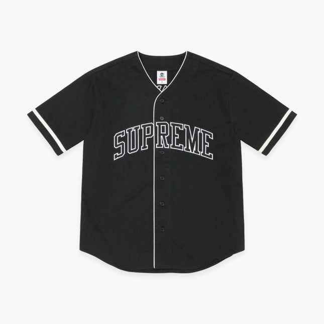 Supreme x Timberland Baseball Jersey Black SS23 - SOLE SERIOUSS (1)