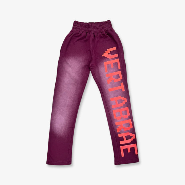 Vertabrae Washed Sweatpants Burgundy / Red SS24 - SOLE SERIOUSS (1)