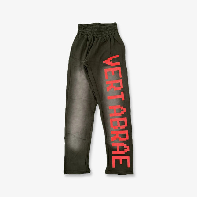 Vertabrae Washed Sweatpants 'C-2' Black / Red FW23 - SOLE SERIOUSS (1)