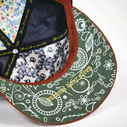 dvniel.luu 'OG SJ: Self-Journey' Snapback Hat Black / Tan Brown | SOLE SERIOUSS [4]