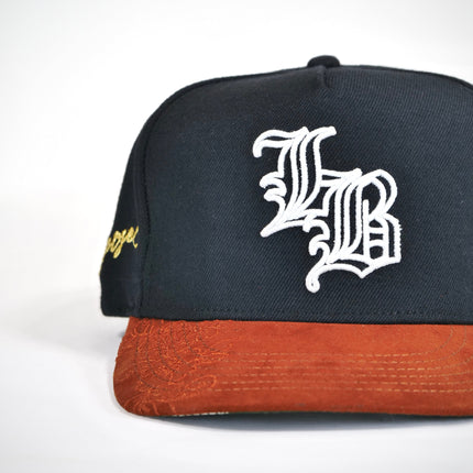dvniel.luu 'OG LB: Live Boundlessly' Snapback Hat Black / Tan Brown | SOLE SERIOUSS [3]