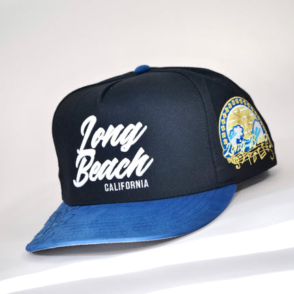 dvniel.luu 'OG LB: Live Boundlessly' Snapback Hat Ocean Blue | SOLE SERIOUSS [1]