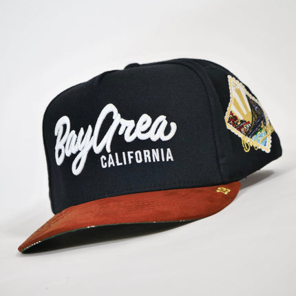 dvniel.luu 'OG BA: From the Bay to the World' Snapback Hat Black / Tan Brown | SOLE SERIOUSS [1]