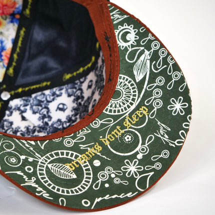 dvniel.luu 'OG BA: From the Bay to the World' Snapback Hat Black / Tan Brown | SOLE SERIOUSS [3]