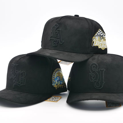 dvniel.luu 'OG LB: Live Boundlessly' Snapback Hat Triple Black | SOLE SERIOUSS [4]