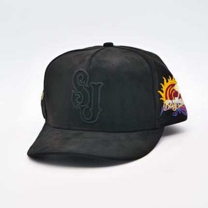 dvniel.luu 'OG SJ: Serve with Joy'' Snapback Hat Triple Black | SOLE SERIOUSS [1]