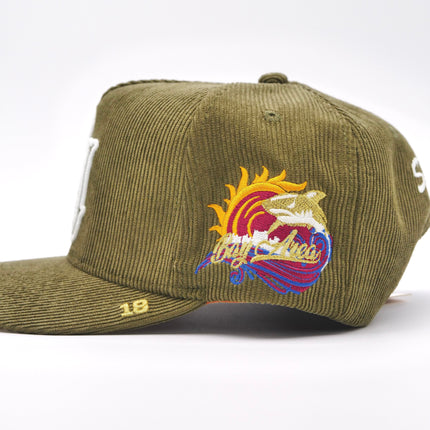 dvniel.luu 'OG SJ: Serve with Joy'' Snapback Hat Olive | SOLE SERIOUSS [2]