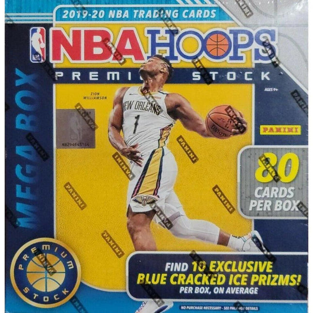 2019-20 Panini x NBA Hoops Premium Stock Basketball Mega Box 'Blue Cracked Ice Prizms' - SOLE SERIOUSS (1)