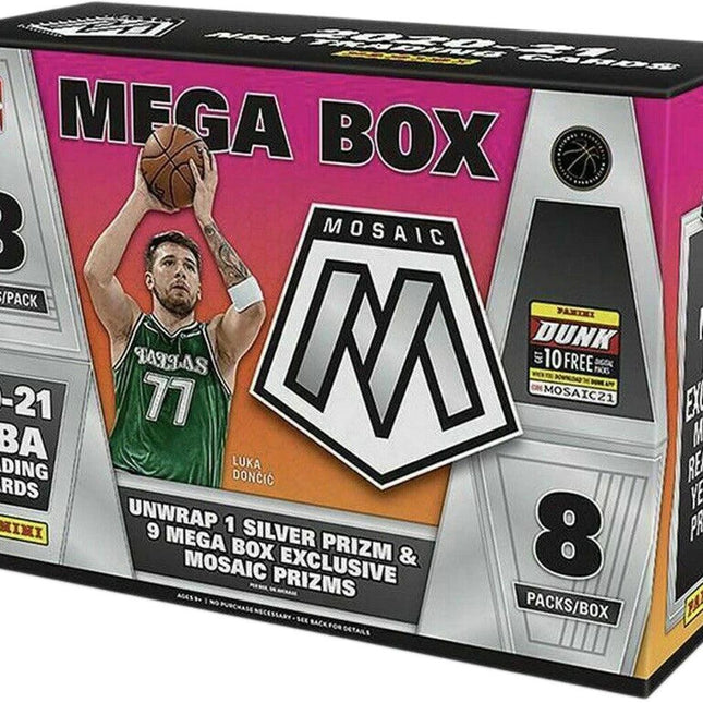 2020-21 Panini x NBA Mosaic Basketball Mega Box 'Reactive Yellow Prizms' (Target Exclusive) - SOLE SERIOUSS (1)