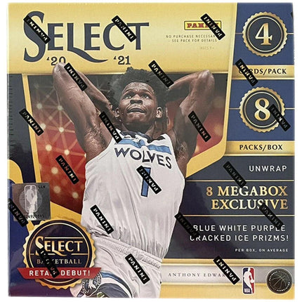 2020-21 Panini x NBA Select Basketball Mega Box 'Blue / White / Purple Cracked Ice Prizms' - SOLE SERIOUSS (1)