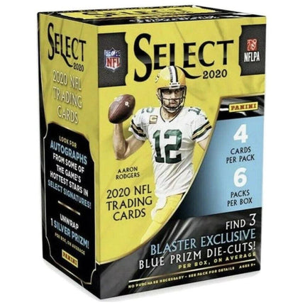 2020 Panini x NFL Select Football Blue Prizm Die Cuts Blaster Box - SOLE SERIOUSS (1)