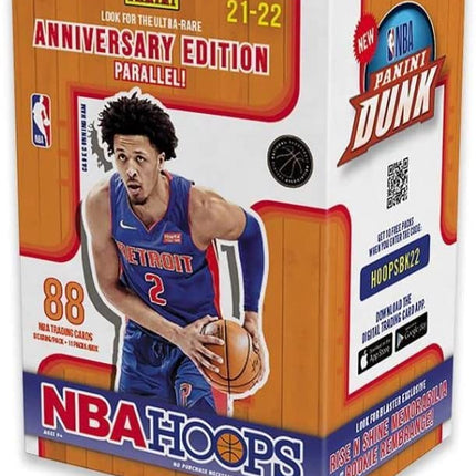 2021-22 Panini x NBA Hoops Basketball Blaster Box Anniversary Edition Parallel - SOLE SERIOUSS (1)