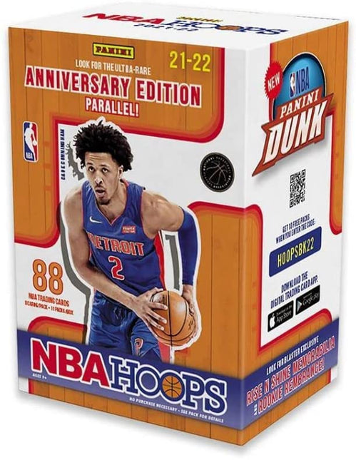 2021-22 Panini x NBA Hoops Basketball Blaster Box Anniversary Edition Parallel - SOLE SERIOUSS (1)