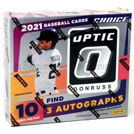 2021 Panini x MLB x Donruss Optic Baseball Choice Box - SOLE SERIOUSS (1)