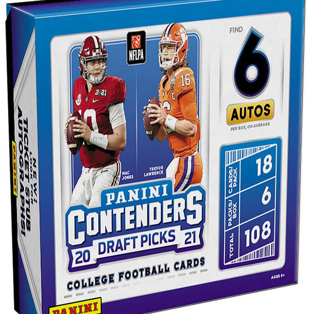 2021 Panini x NFL Contenders Draft Picks Football Hobby Box - SOLE SERIOUSS (1)