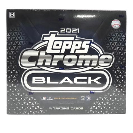 2021 Topps x MLB Chrome Black Baseball Hobby Box - SOLE SERIOUSS (1)