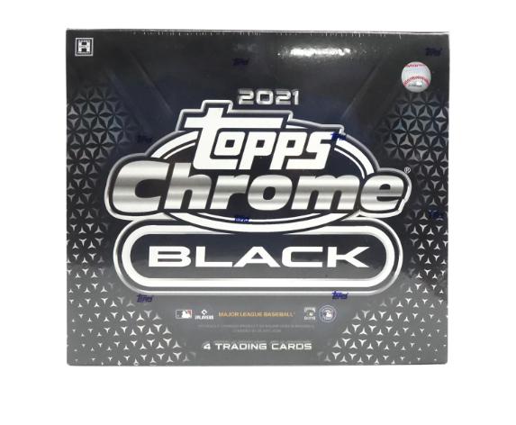 2021 Topps x MLB Chrome Black Baseball Hobby Box - SOLE SERIOUSS (1)