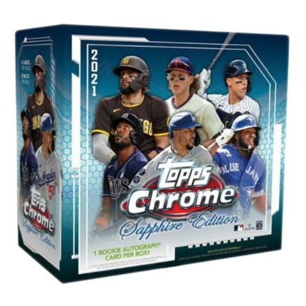2021 Topps x MLB Chrome Sapphire Edition Baseball Hobby Box - SOLE SERIOUSS (1)