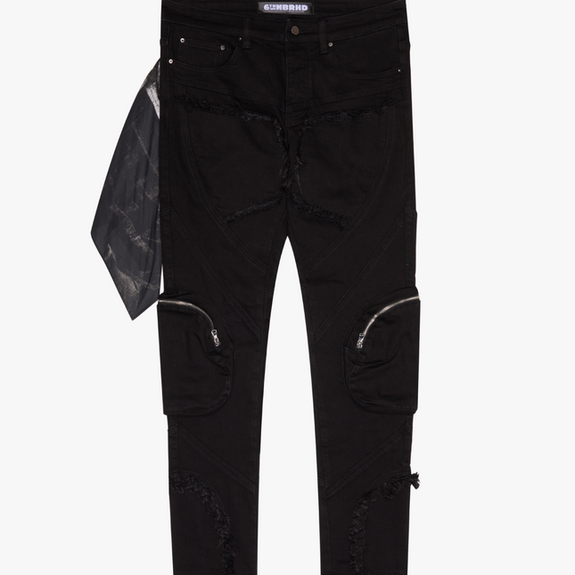 6TH NBRHD 'Raven' Skinny Jeans Black