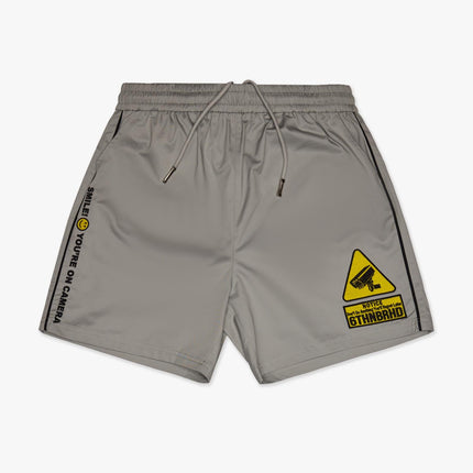 6TH NBRHD 'Smile!' Bowling Shorts Grey | SOLE SERIOUSS [1]