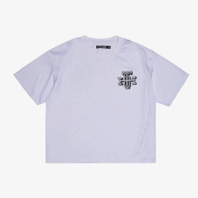 6TH NBRHD 'Scrimmage' Box-Fit Mesh Tee White