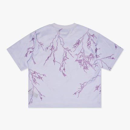 6TH NBRHD 'Scrimmage' Box-Fit Mesh Tee White / Purple | SOLE SERIOUSS [2]