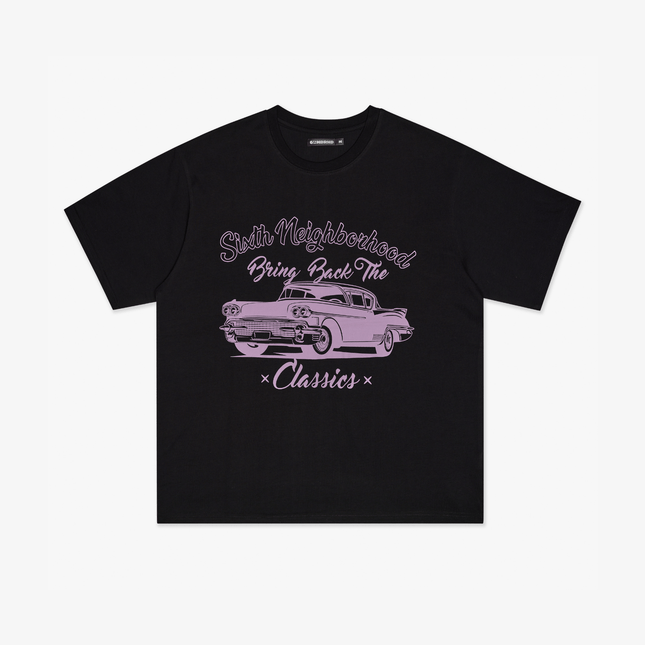 6TH NBRHD 'Classic Is Back' Graphic Tee Black