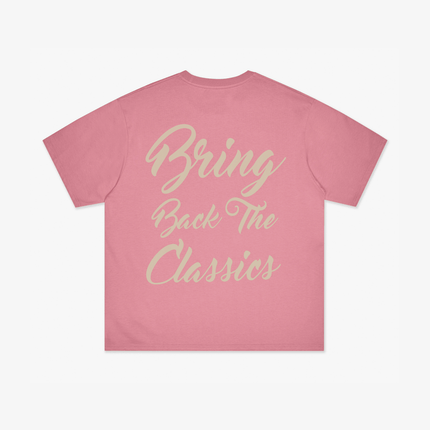 6TH NBRHD 'Classic Is Back' Boxy Tee Pink | SOLE SERIOUSS [2]