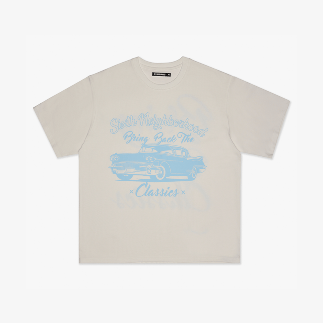 6TH NBRHD 'Classic Is Back' Boxy Tee White