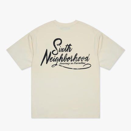 6TH NBRHD 'Paradise' Relaxed Tee Cream | SOLE SERIOUSS [3]