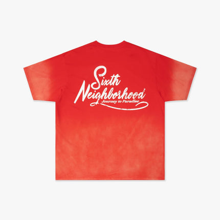 6TH NBRHD 'Paradise' Oversized Tee Red | SOLE SERIOUSS [2]