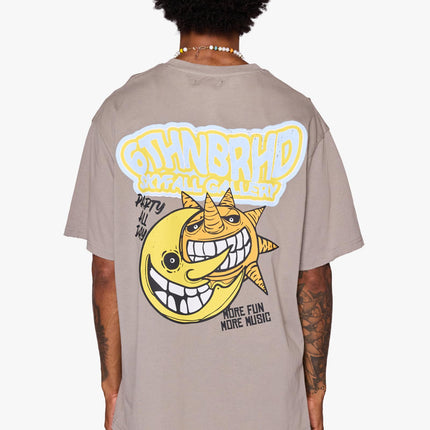 6TH NBRHD 'Skyfall' Oversized Tee Grey