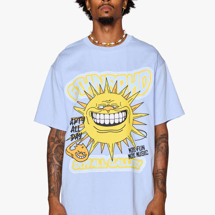 6TH NBRHD 'Skyfall' Oversized Tee Sky Blue