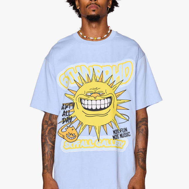 6TH NBRHD 'Skyfall' Oversized Tee Sky Blue