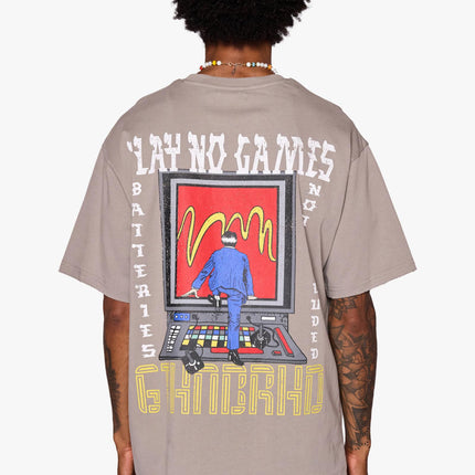 6TH NBRHD 'No Batteries' Oversized Tee Grey | SOLE SERIOUSS [2]