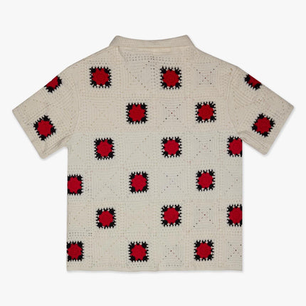 6TH NBRHD 'Bazzar' Knit Woven Shirt Cream | SOLE SERIOUSS [2]