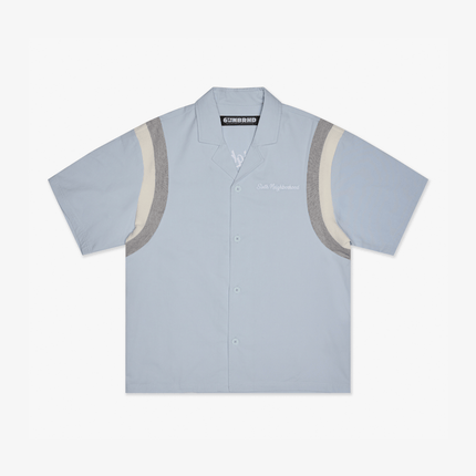 6TH NBRHD 'In My Lane' Woven Shirt Blue | SOLE SERIOUSS [1]