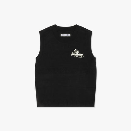 6TH NBRHD 'Reef' Sleeveless Knit Vest Black | SOLE SERIOUSS [1]