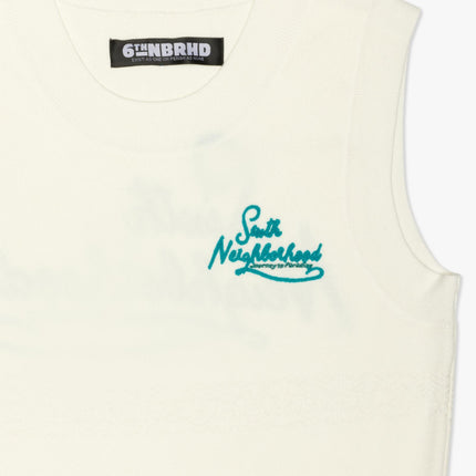 6TH NBRHD 'Reef' Boxy Vest Cream | SOLE SERIOUSS [2]
