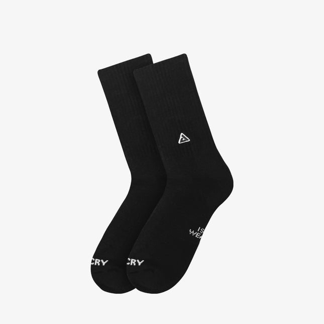 APTHCRY 3.0 High Crew Socks Black - SOLE SERIOUSS (1)