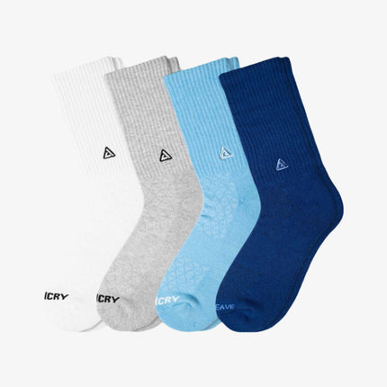 APTHCRY 3.0 High Crew Socks 'Ice' (4 Pack) - SOLE SERIOUSS (1)