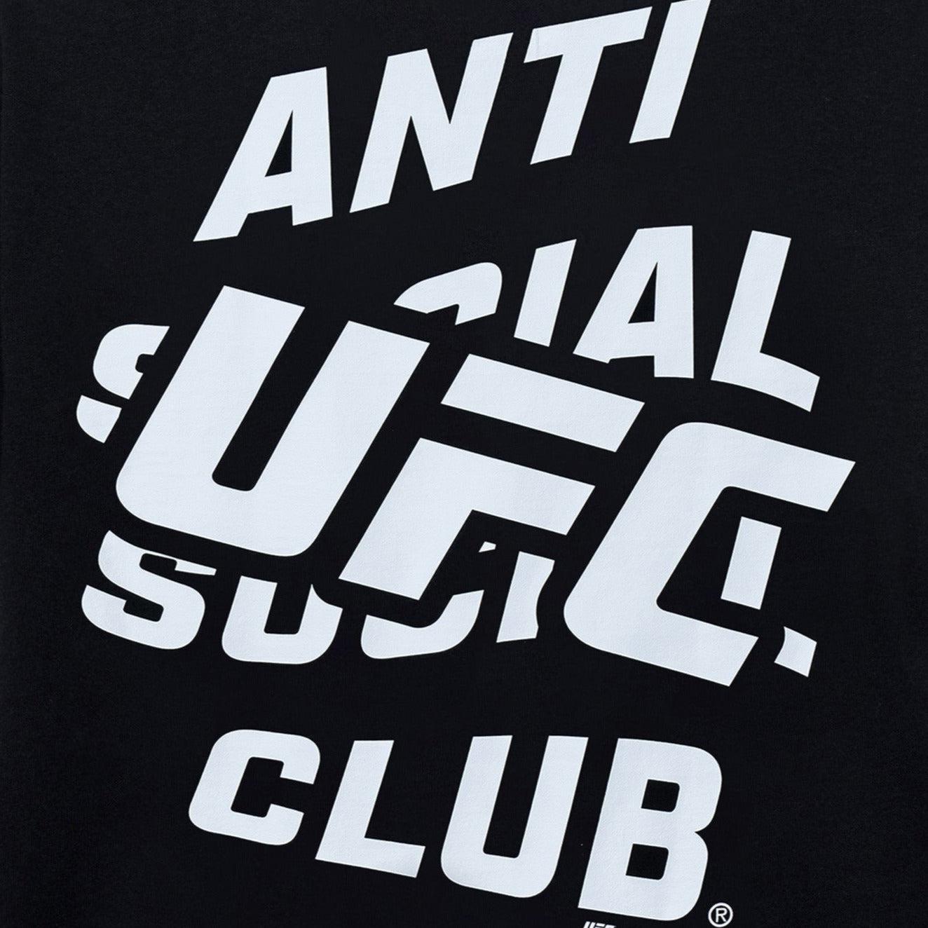 Anti Social Social Club ASSC x UFC 'Bruce Buffer' Tee Black