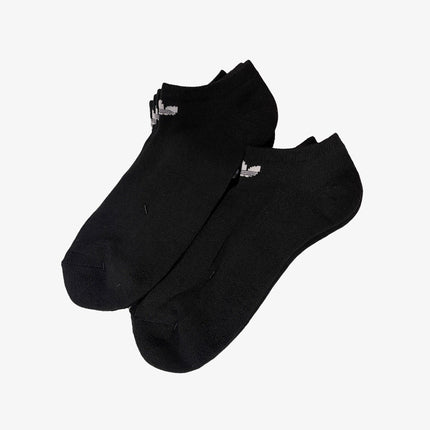 Adidas Originals Low No-Show Socks Black / White (6 Pack) 5142388A - SOLE SERIOUSS (2)