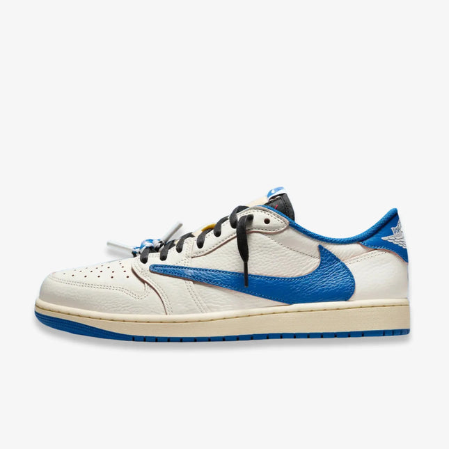 Air Jordan 1 Low OG SP x Travis Scott x Fragment Design 'Sail / Military Blue' (2025) | SOLE SERIOUSS [1]