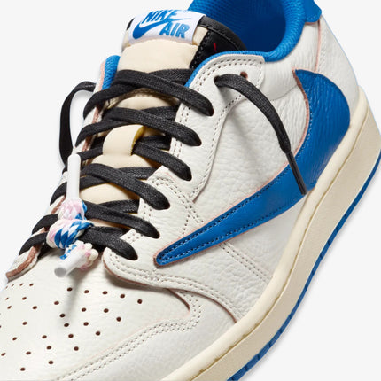 Air Jordan 1 Low OG SP x Travis Scott x Fragment Design 'Sail / Military Blue' (2025) | SOLE SERIOUSS [6]