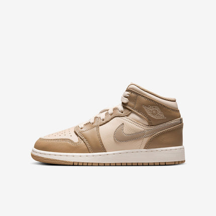 Air Jordan 1 Mid 'Legend Light Brown' (2024) (GS) | SOLE SERIOUSS [1]