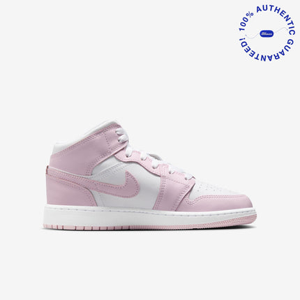 Air Jordan 1 Mid 'Pink Foam / Fire Red' (2024) (GS) | SOLE SERIOUSS [2]