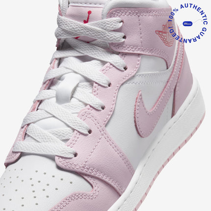 Air Jordan 1 Mid 'Pink Foam / Fire Red' (2024) (GS) | SOLE SERIOUSS [6]